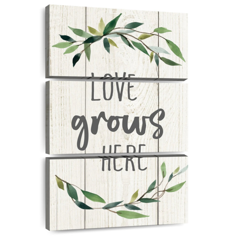 Kema Love Grows Here II Wall Sign