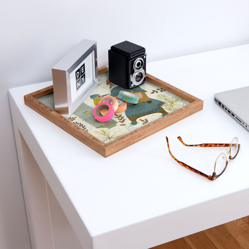 Solid Wood Tray, 1.75" H x 16" W x 16" D