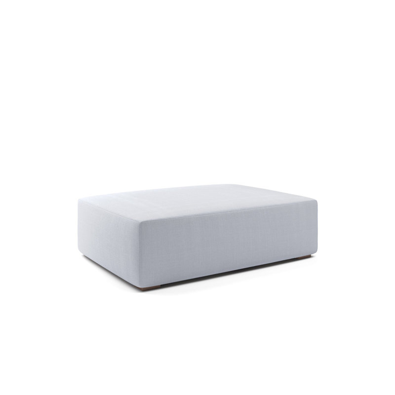 California Ottoman, White