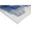 Tapis ivoire / bleu noué à la main de haute qualité-86092455