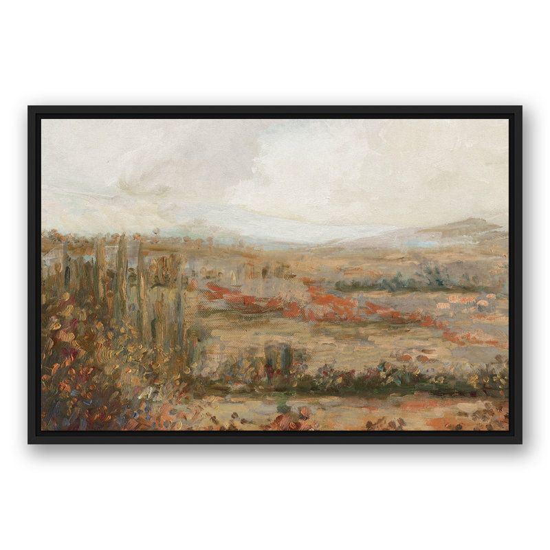 «Warm Landscape», reproduction sur toile encadrée