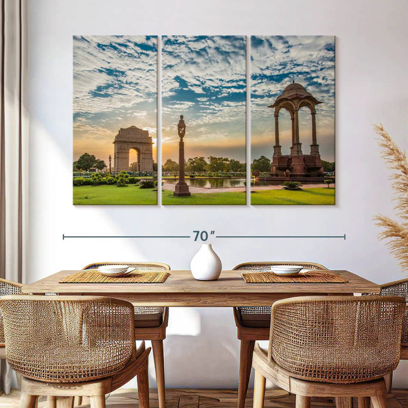 Rorry Historic India Gate, 42" H x 65" W