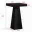Table de bar carrée de 39,96 po de hauteur avec petite table en bois-126594106