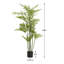 Palmier artificiel haut de 50 po en pot