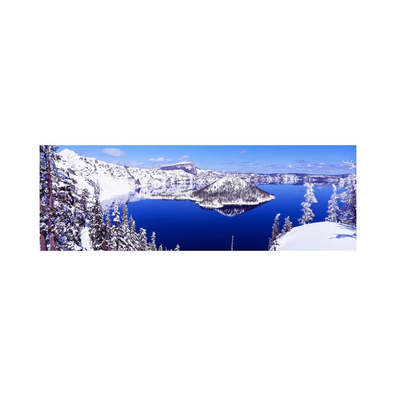USA, Oregon, Crater Lake National Park by Panoramic Images - Wrapped Canvas Panoramic Print