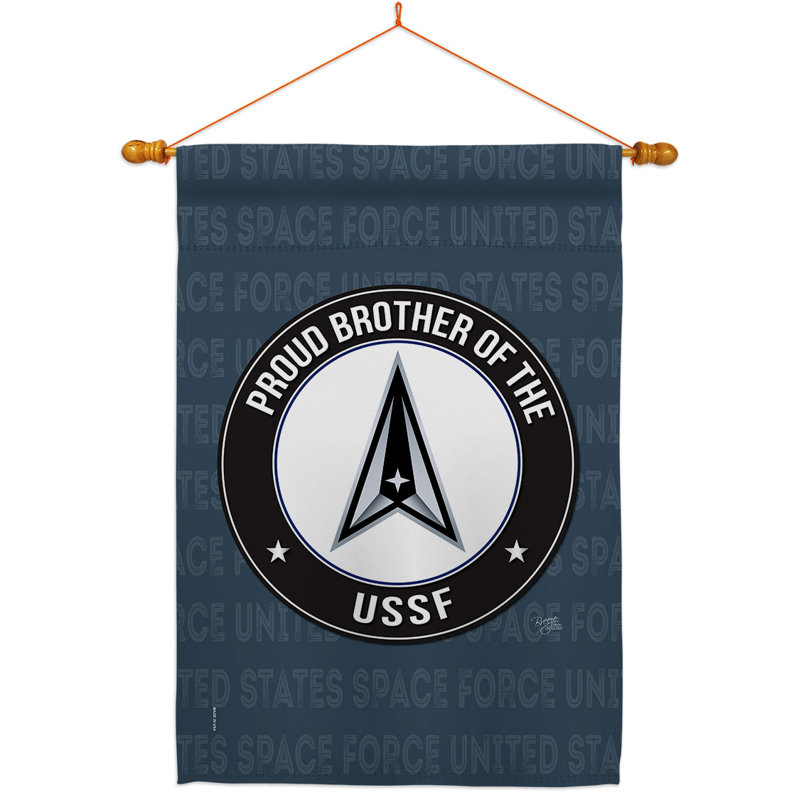 Ensemble de drapeaux en polyester à double face 40 po x 28 po Proud Brother
