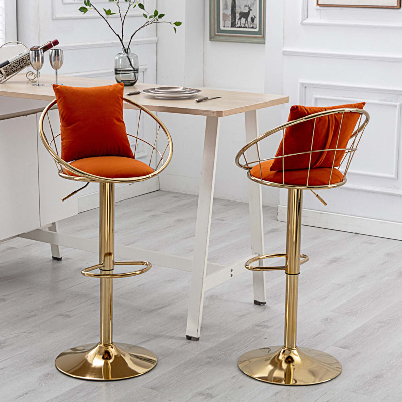 Tabouret Julliette, Orange