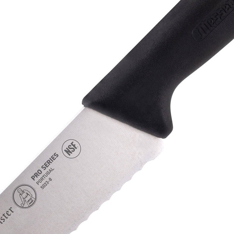 Messermeister Pro Series 10 in. L Stainless Carbon Alloy Scalloped Knife 1 pc