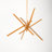 Rochelle 6-Light Sputnik Dimmable Integrated LED Pendant-55898149-124606671