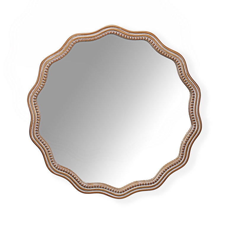 Round Wavy Wall Mirror, Round Wall Mirror