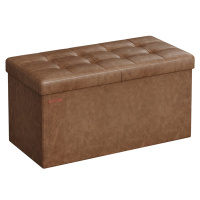 Folding Storage Ottoman