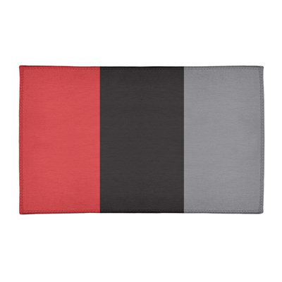Tapis rouge à rayures de hockey national