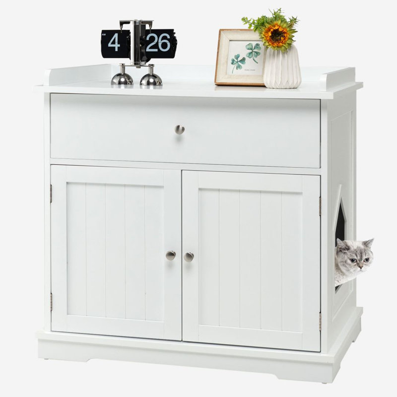 Mahan Wood Litter Box Enclosure