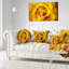 Mystic Golden Fractal - coussin imprimé abstrait