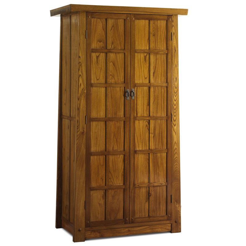 Bevans 2 Door Wood Wardrobe