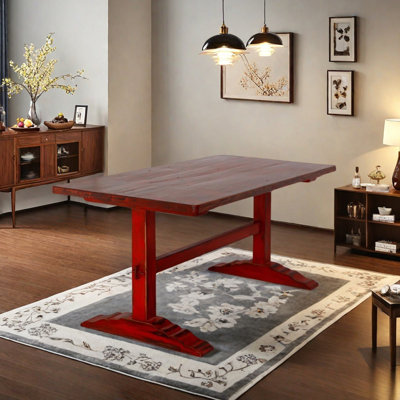 Table américaine en orme de style américain Old Country