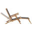 Maldonado 152cm Long Reclining Teak Single Chaise