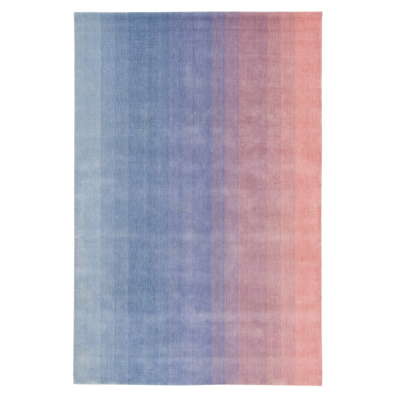Sunset Hand-loomed Wool Rug, Rectangle 6' x 9'