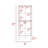 Brinnon Rectangle Kitchen Pantry White