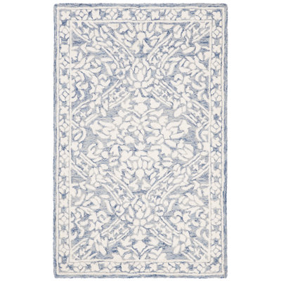 Lauren Ralph Lauren Olivier Hand Tufted, Wool, Blue / Ivory Area Rug