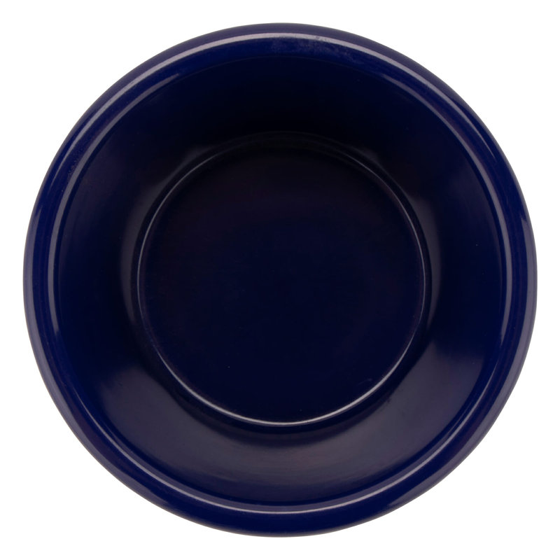 G.E.T. Melamine 12 Piece Ramekin / Soufflé Dish Bakeware Set, Navy Blue, 4 oz 