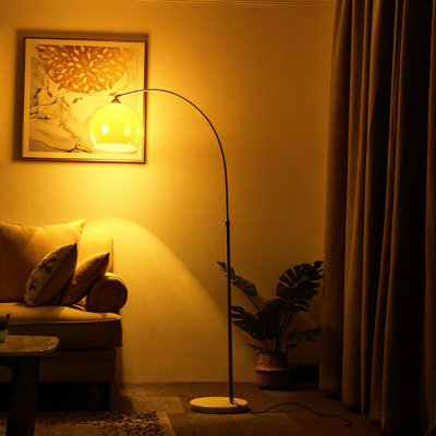 Lampe sur pied arquée 86,5 po Karsytn