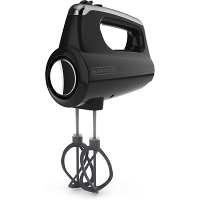 Batteur à main à 5 vitesses Helix Performance Premium de Black + Decker, noir
