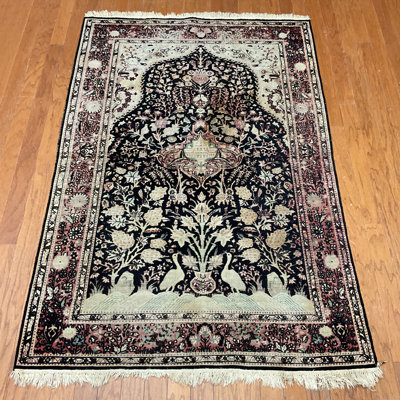  Tapis en laine fait à la main Kashmiri