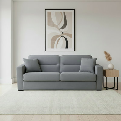 Björgúlfur 81" Italian Stain and Abrasion Resistant Performance Fabric Queen Pull Out Sleeper Sofa Bed