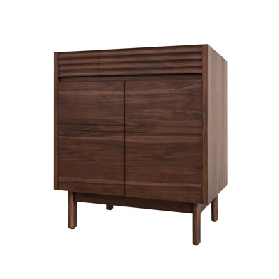 Carina 30 In. Single Sink Bathroom Vanity In Coffee Teak