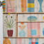 Rideau obscurcissant rose Mid Century Playful Patterns IV - Abstract Midcentury-107832085
