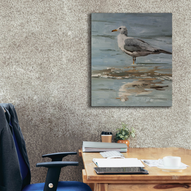  «Debout dans l'eau 4» par Marian Parsons, art mural sur toile, 26 po x 30 po