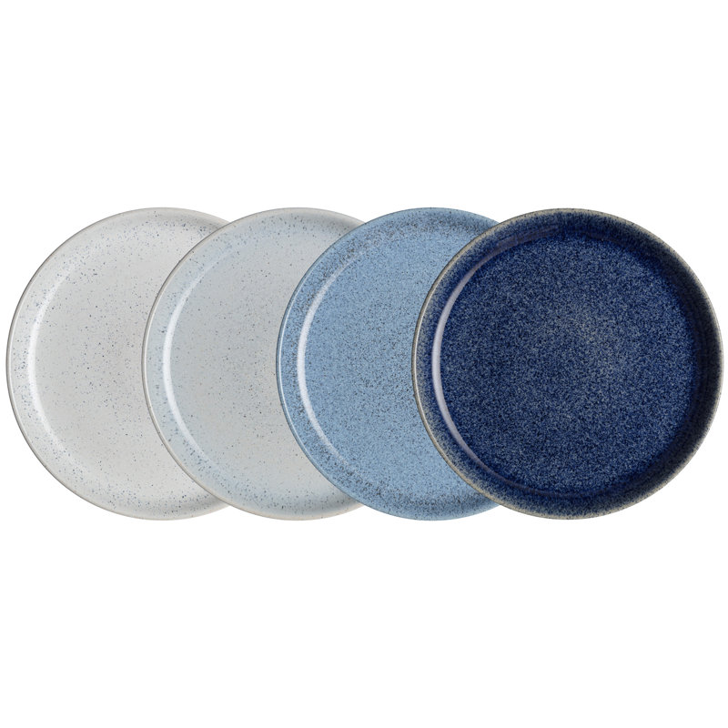 Denby Studio Blue Coupe Dinner Plates