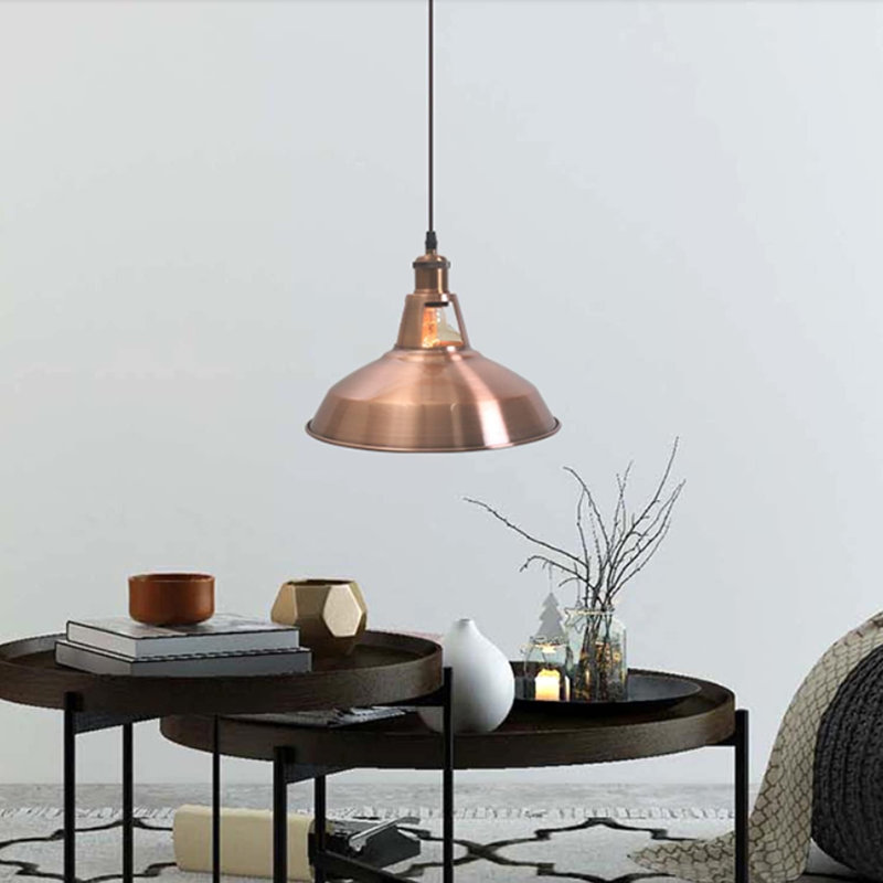 Keshawn 1 - Light Bowl Pendant, Copper