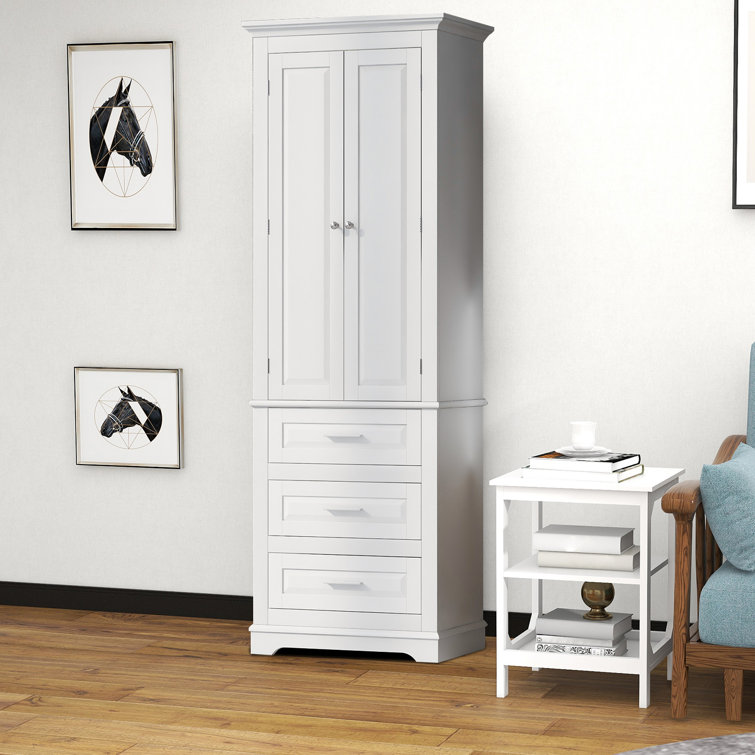 Wildon Home® Madrona Freestanding Linen Cabinet | Wayfair