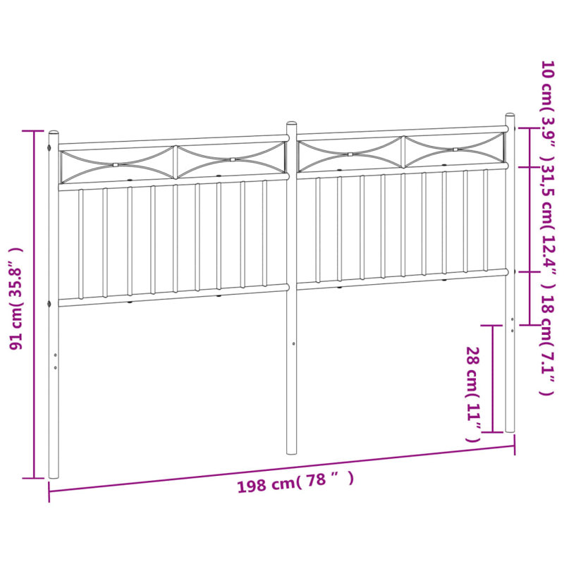 Nashli Replace Headboard, 91cm H x 193 cm W