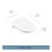 2-Series Non-Electronic Bidet Seat for Elongated Seats in White