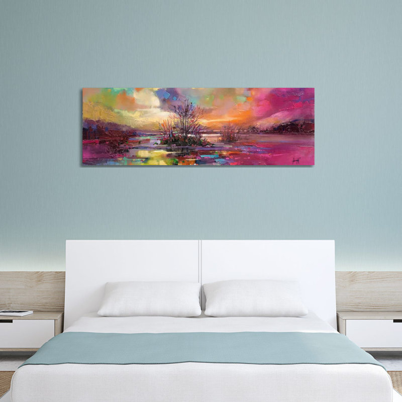 Loch Fyne Colour by Scott Naismith - Wrapped Canvas Panoramic Print, 152.4 cm H x 50.8 cm W x 3.175 cm D