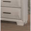 Mobilier de chambre de style transitionnel à queue d'aronde anglaise 1 pièce