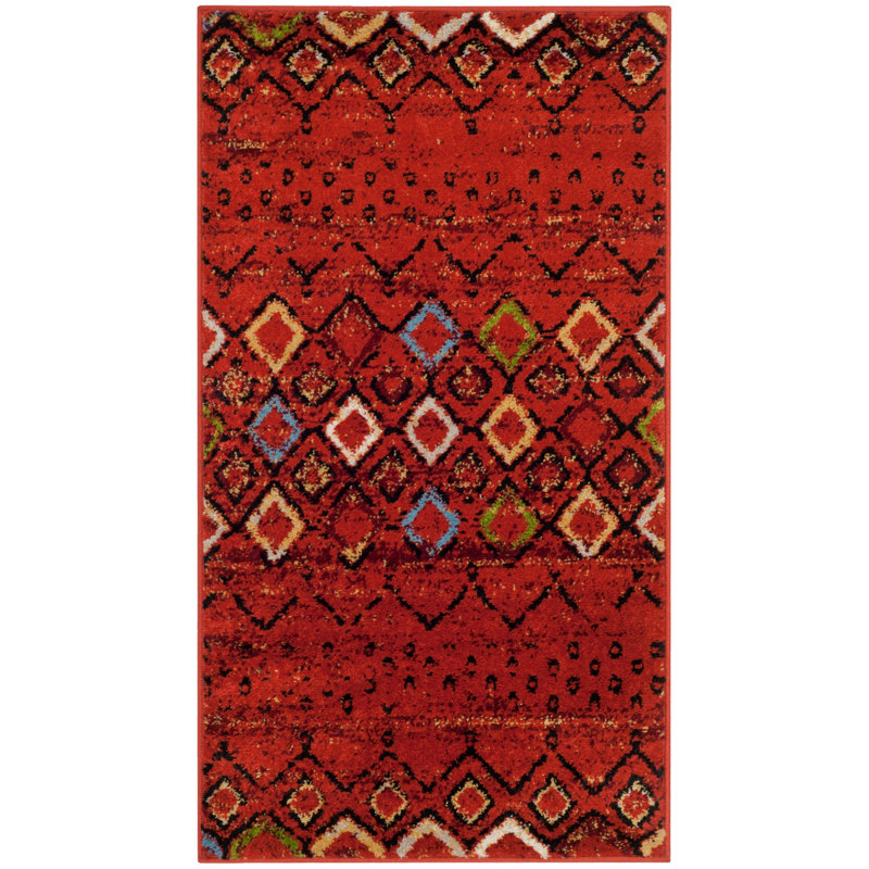 Poarch Performance Geometric Rug, Rectangle 2'3" x 4'