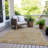 Machine Washable Indoor/Outdoor Xhevrie Beige Rug-648396075
