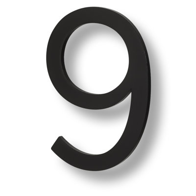 Floating House Number, 6"