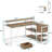 55" L-Shaped Desk - Space-Saving Corner Workstation-1898826435