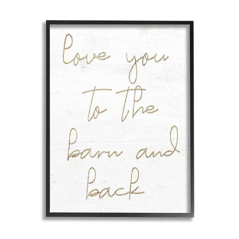 Barn and Back Romance at-091, Giclée encadrée noir minuit, H 14 po x l 11 po x P 1,5 po