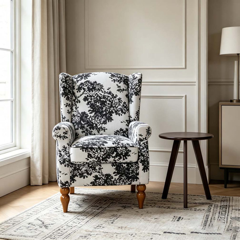 Ensemble de table basse et fauteuil, Blanc antique et gris