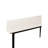 55.06" X 28.65" Dining Table With White Porcelain Top And Metal Legs, Rectangular Legs For Kitchen