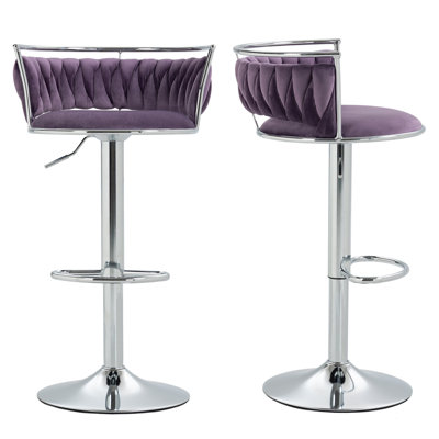 Christal Height Adjustable Swivel Bar Stool