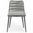 Beachside 21"H Aluminum Frame Upholstered Outdoor Dining Chair with Removable Cushions (Set of 2)
