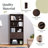 76"H x 33.5"W Fairmont 2 Drawers Bookcase
