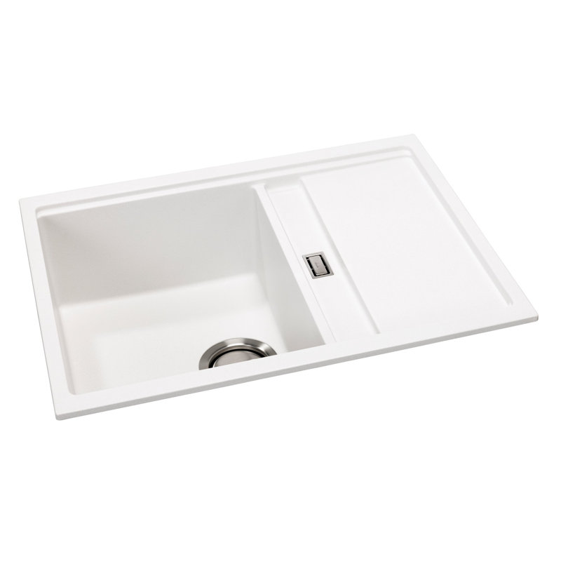 Synchronist Compact 1.25 Bowl With Drainer (600X460), Matte White